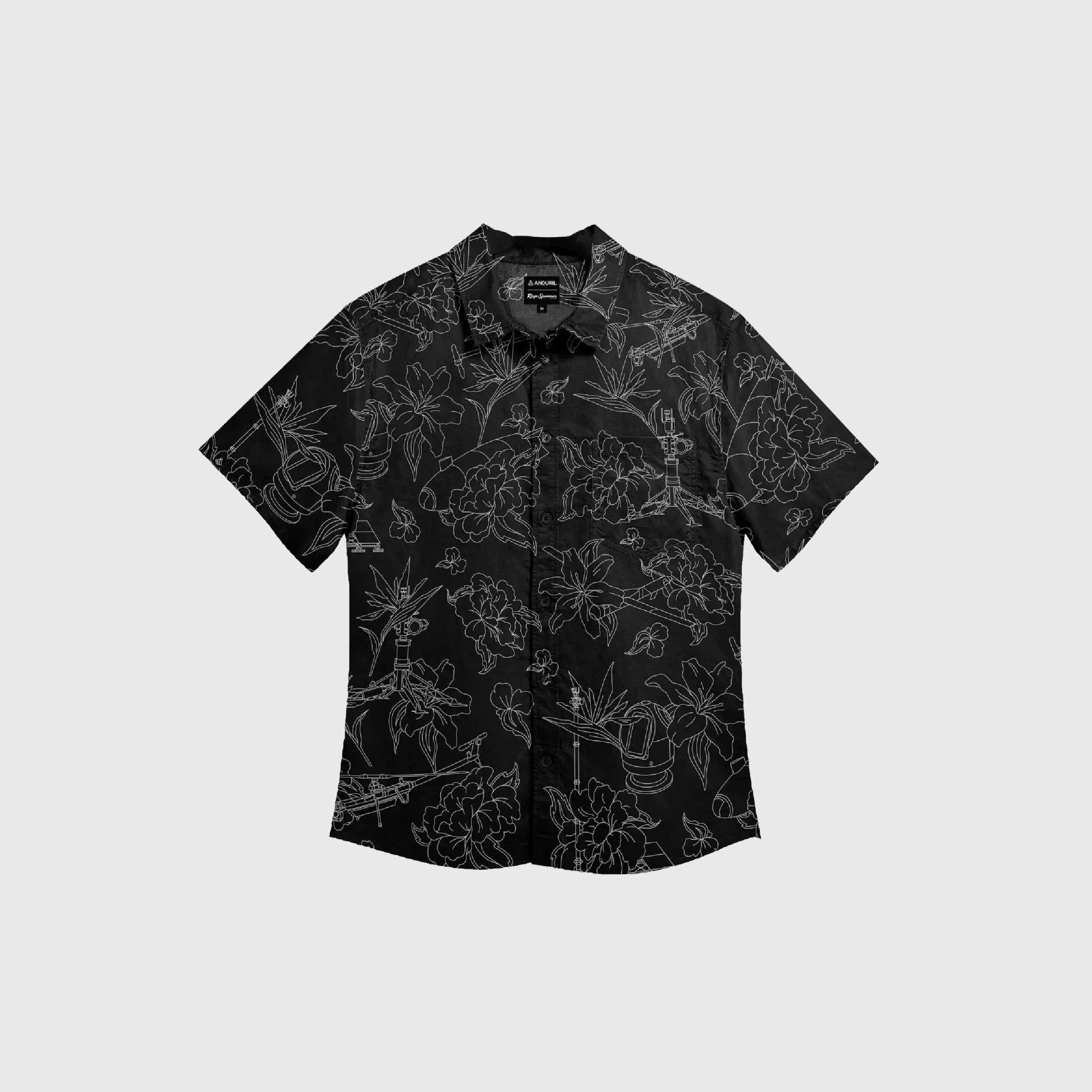 Anduril x Reyn Spooner® x Hawaiian Shirt, Women's, Black – Anduril