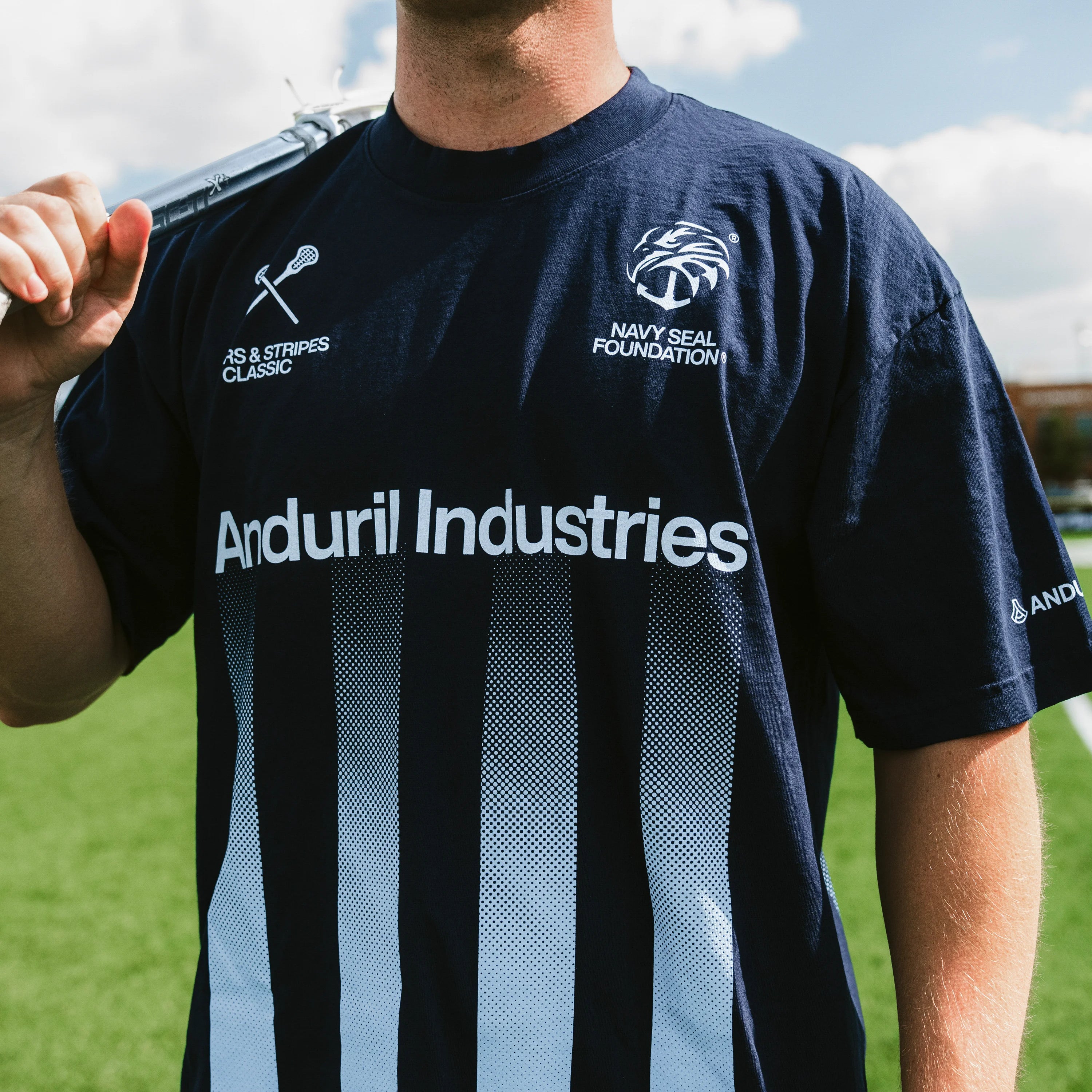 Anduril X Premier Lacrosse League Navy SEAL Foundation T-Shirt