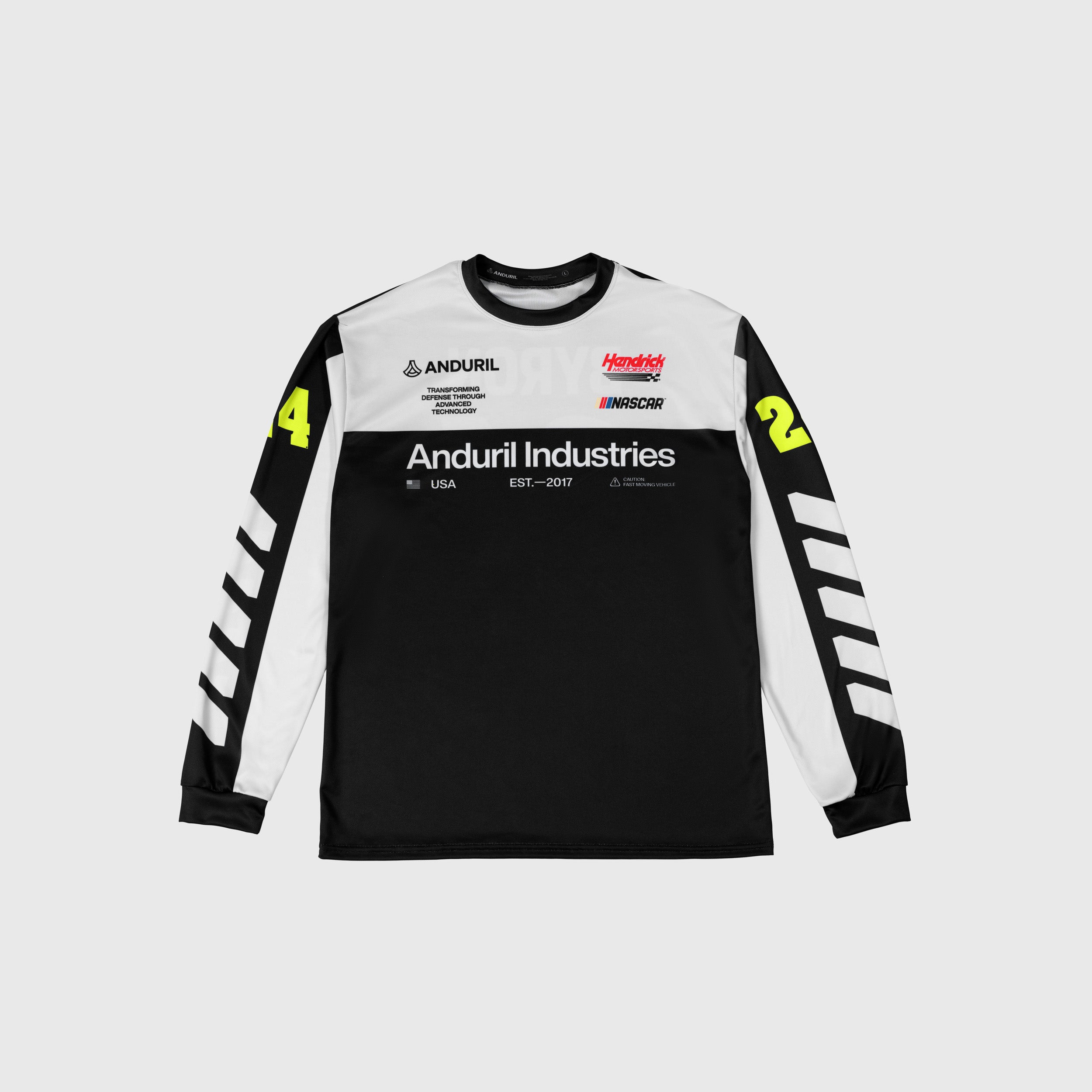 Anduril 250 William Byron #24 Long-Sleeve Jersey