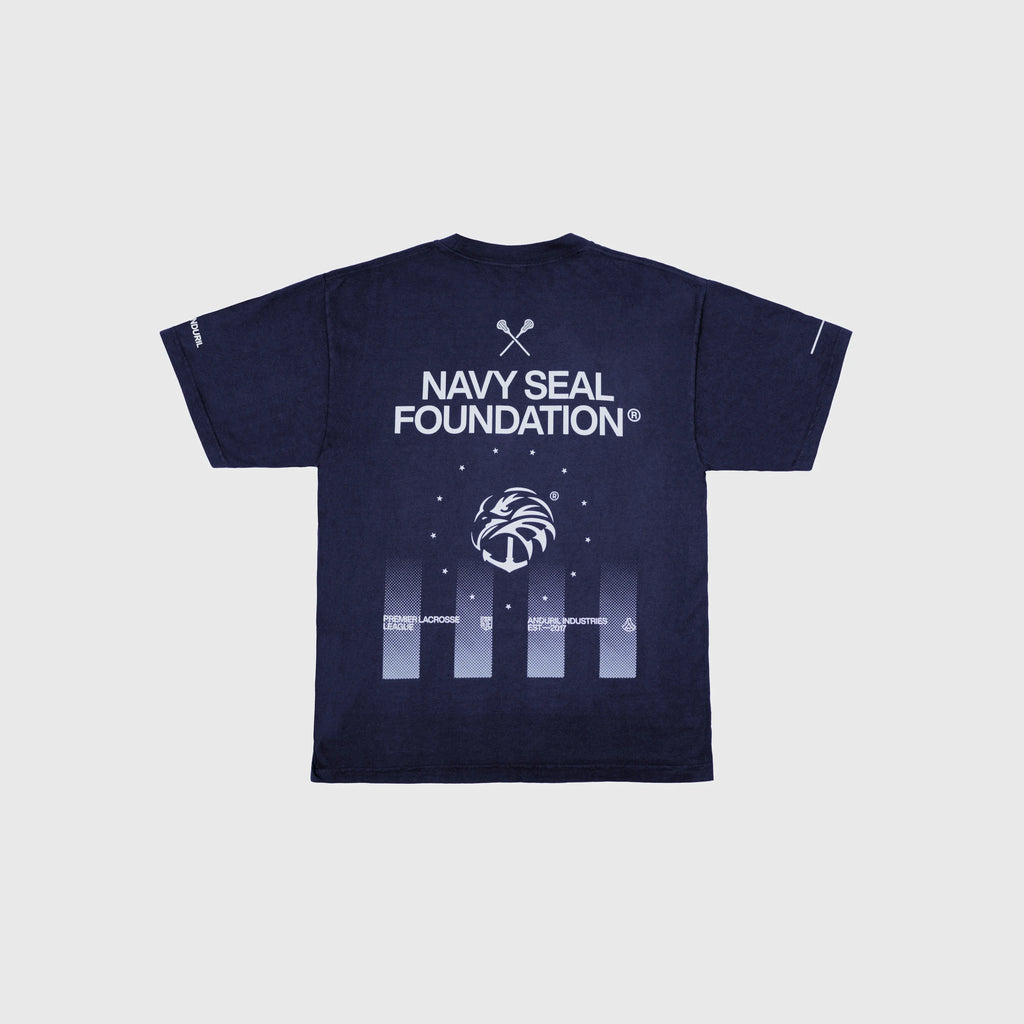 Anduril X Premier Lacrosse League Navy SEAL Foundation T-Shirt
