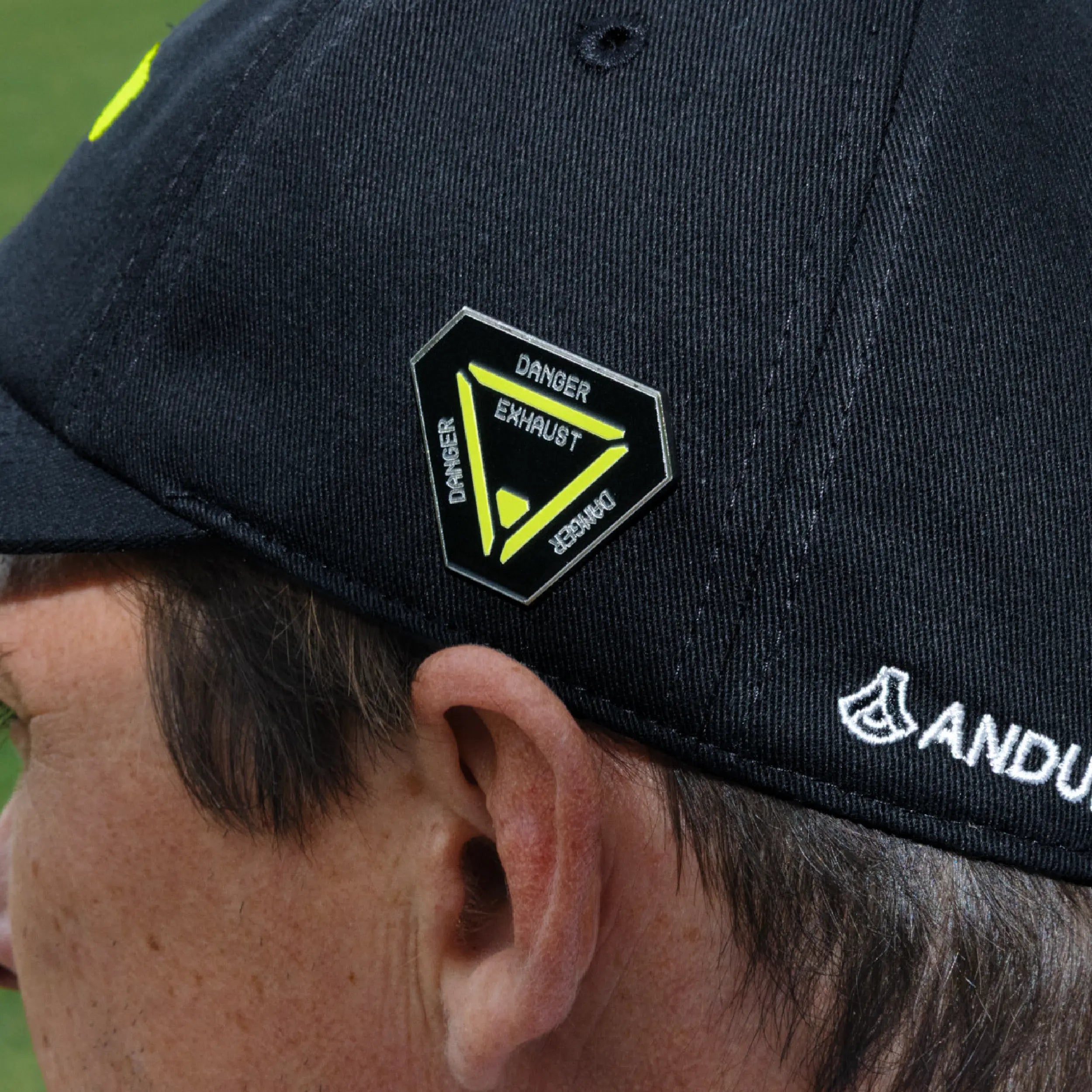 Anduril 250 'Danger Exhaust' Pin